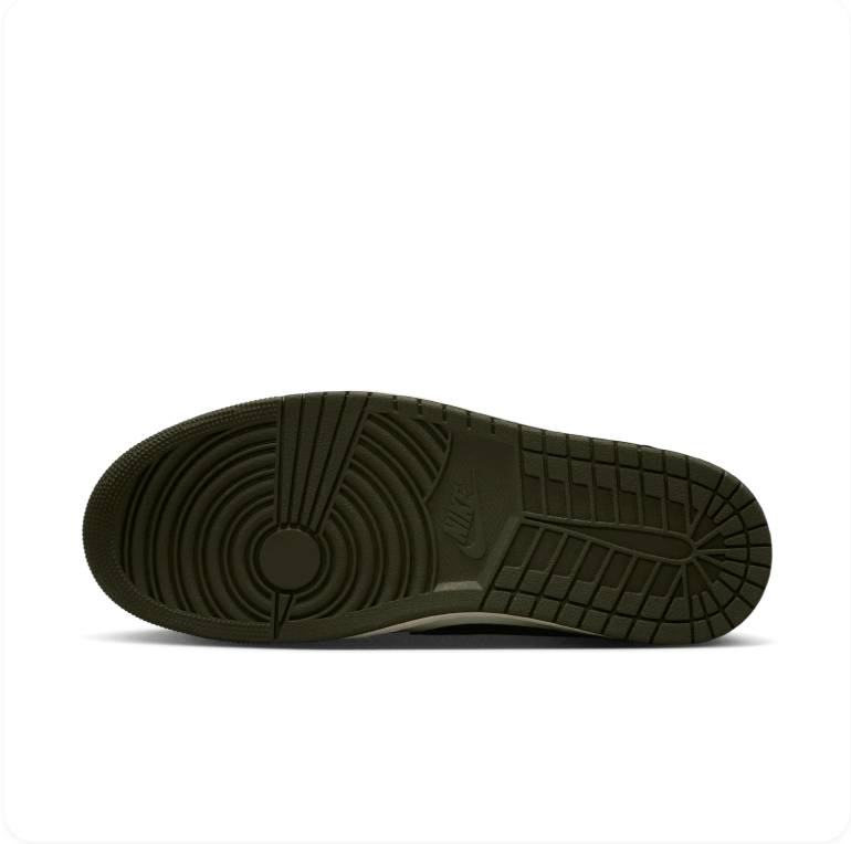 Air Jordan 1 Low OG White/Black/Medium Olive