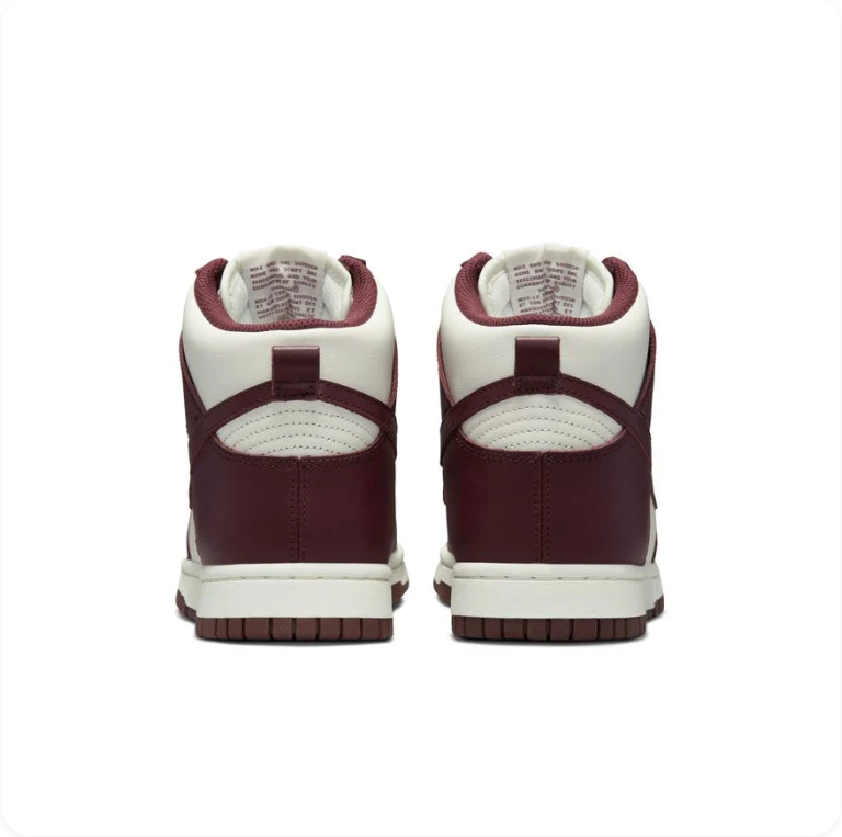 Nike Dunk High Sail/Dark Beetroot
