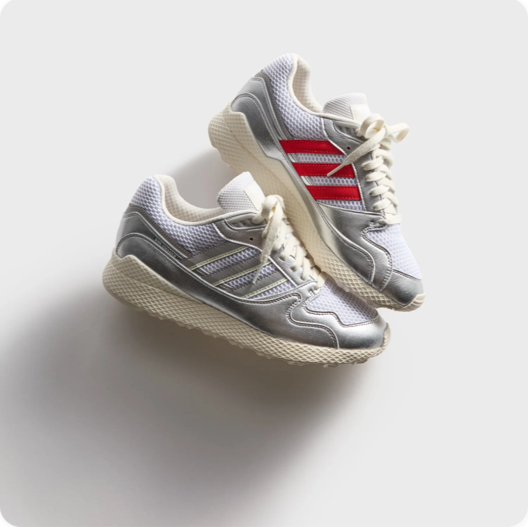 Adidas ZX 8000 Silver Metallic/White
