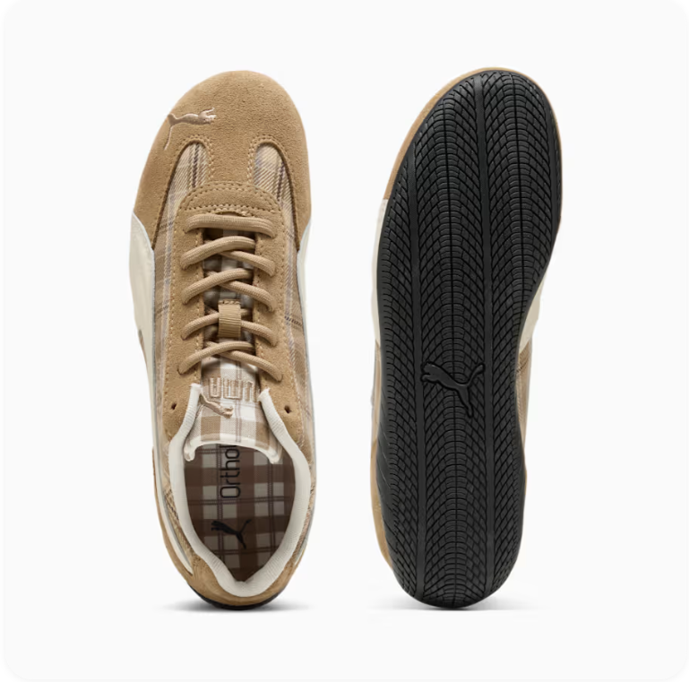 Puma Speedcat OG Tan Plaid/Cream