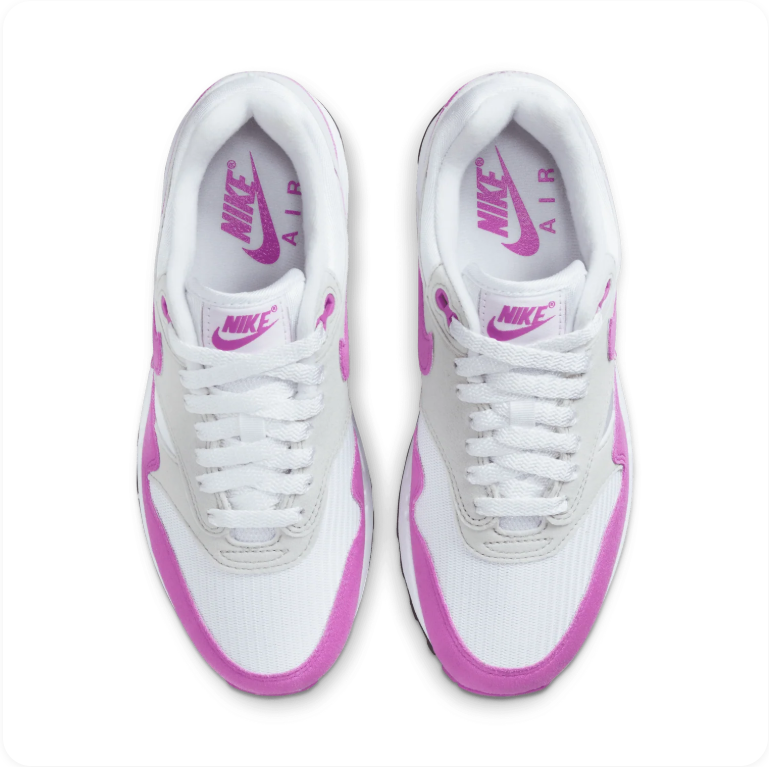 Nike Air Max 1 White/Fuchsia Dream