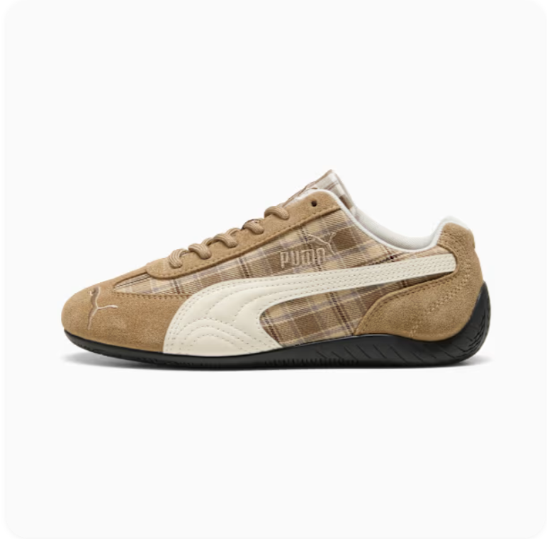 Puma Speedcat OG Tan Plaid/Cream