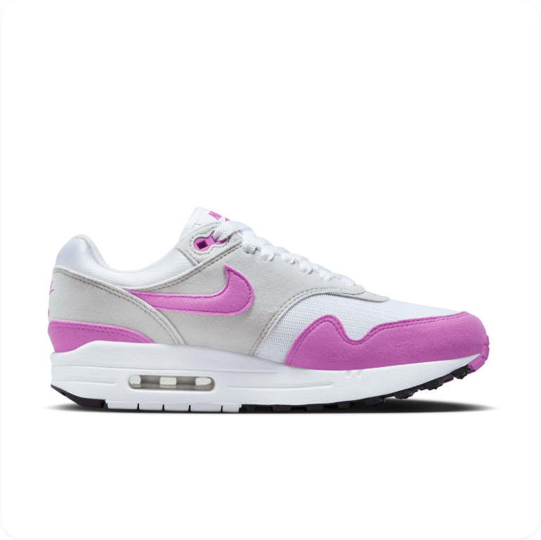 Nike Air Max 1 White/Fuchsia Dream