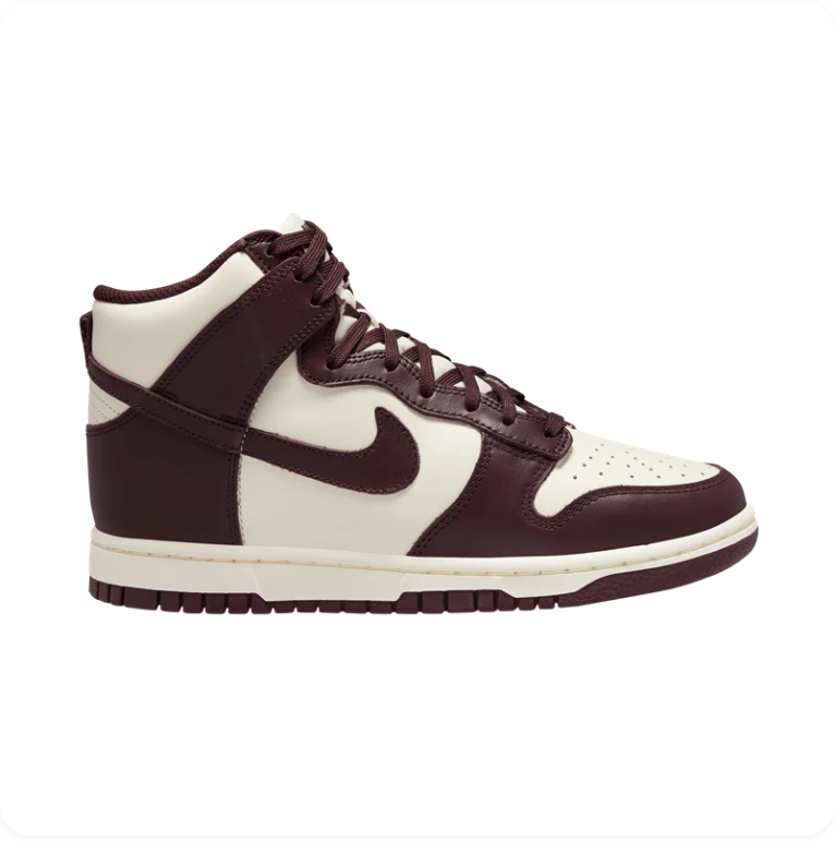 Nike Dunk High Sail/Dark Beetroot