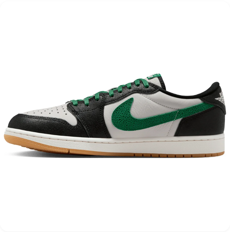 Air Jordan 1 Low OG Black/Celtics Green