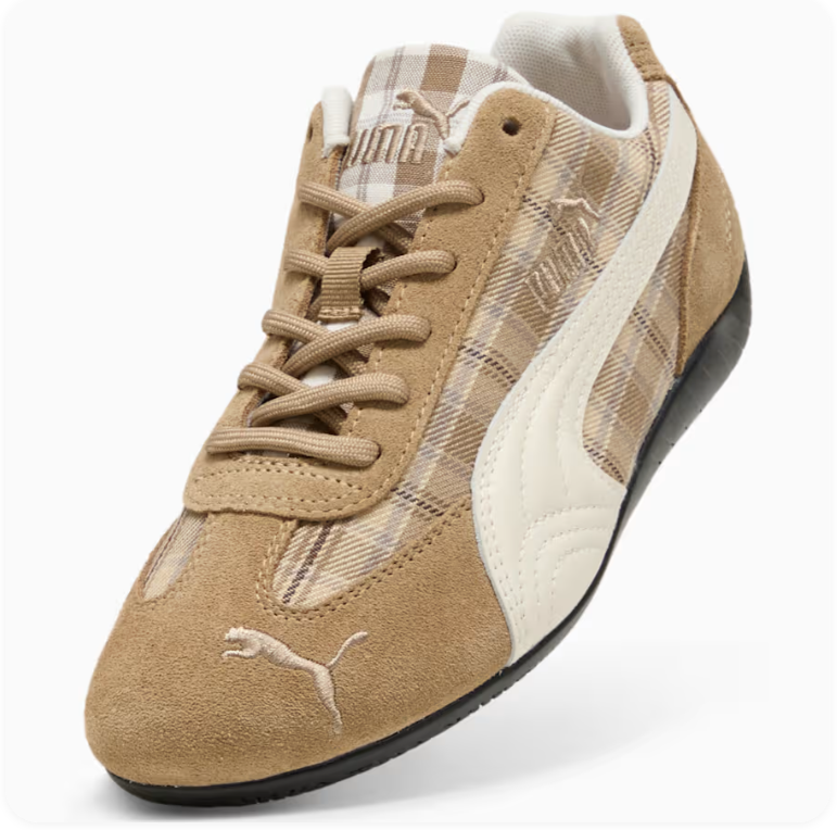 Puma Speedcat OG Tan Plaid/Cream