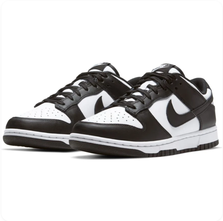 Nike Dunk Low Panda White Black Sneakers