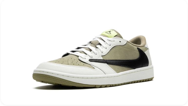 Air Jordan 1 Low Golf Olive/White