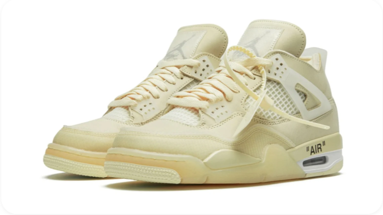 Off-White x Air Jordan 4 Retro Sail (WMNS)