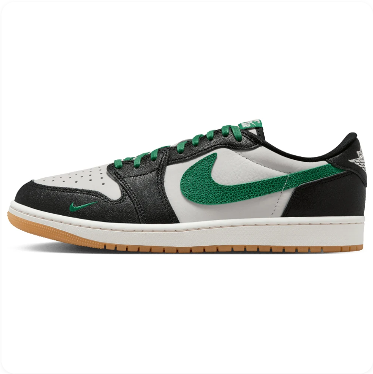 Air Jordan 1 Low OG Black/Celtics Green