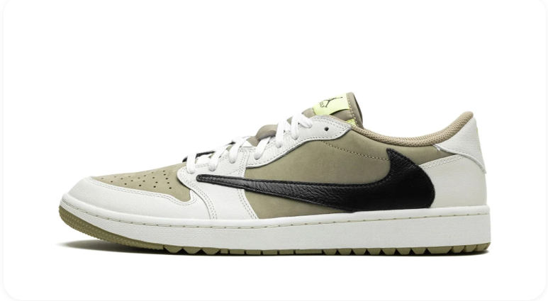 Air Jordan 1 Low Golf Olive/White