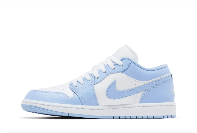 Air Jordan 1 Low White/Ice Blue