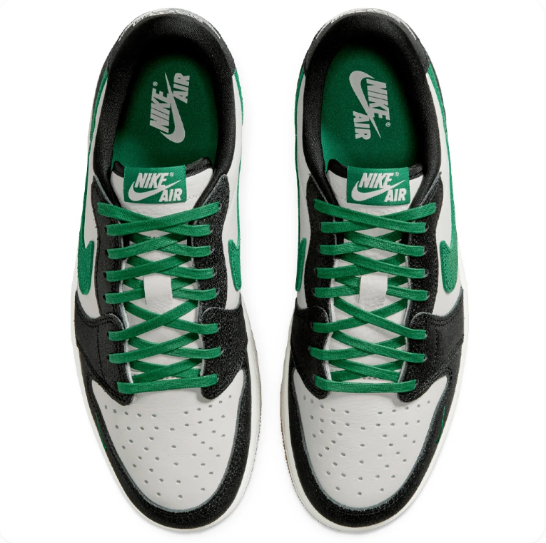 Air Jordan 1 Low OG Black/Celtics Green