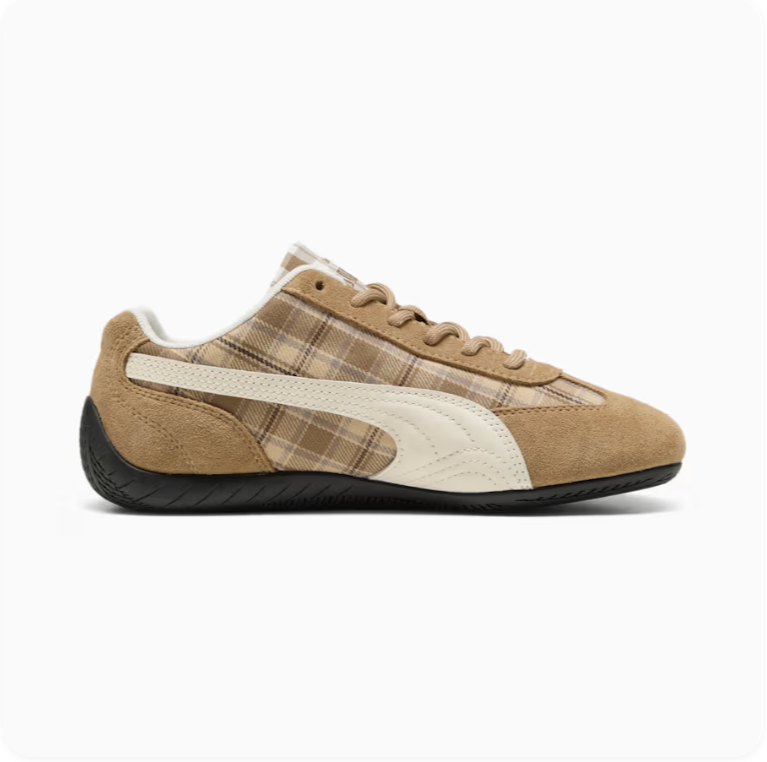 Puma Speedcat OG Tan Plaid/Cream