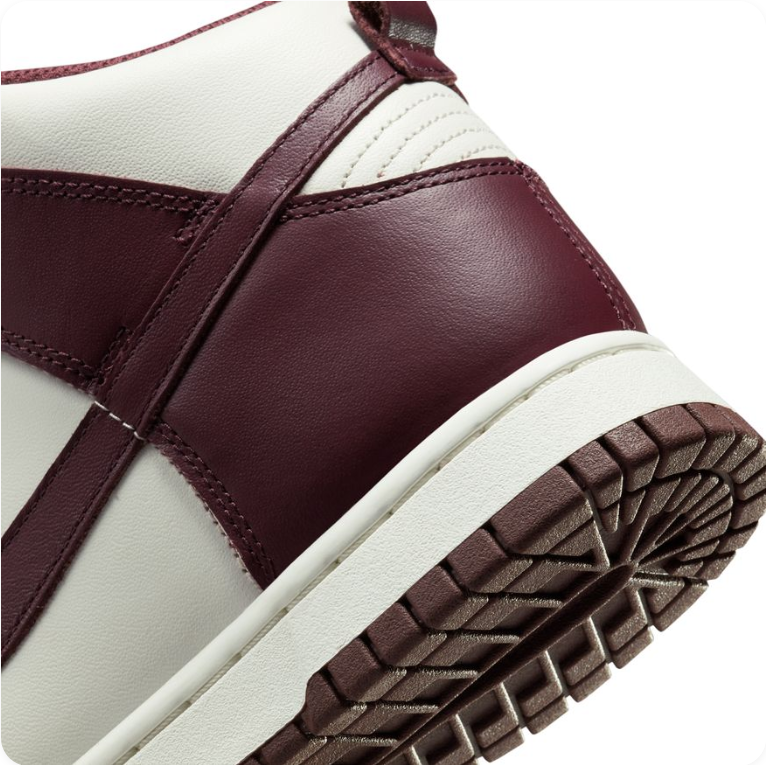 Nike Dunk High Sail/Dark Beetroot