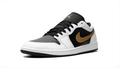 Air Jordan 1 Low White/Black/Metallic Gold