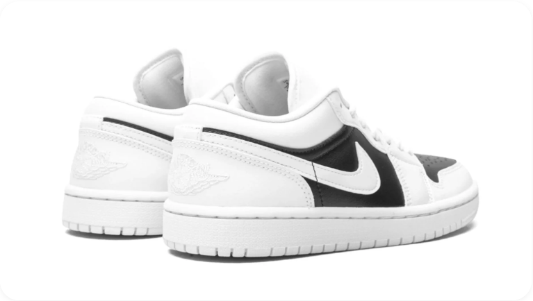 Air Jordan 1 Low White/Black/Light Smoke Grey