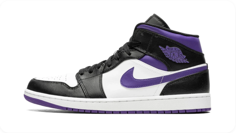 Air Jordan 1 Mid Court Purple