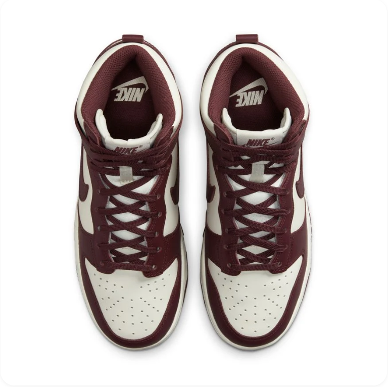 Nike Dunk High Sail/Dark Beetroot