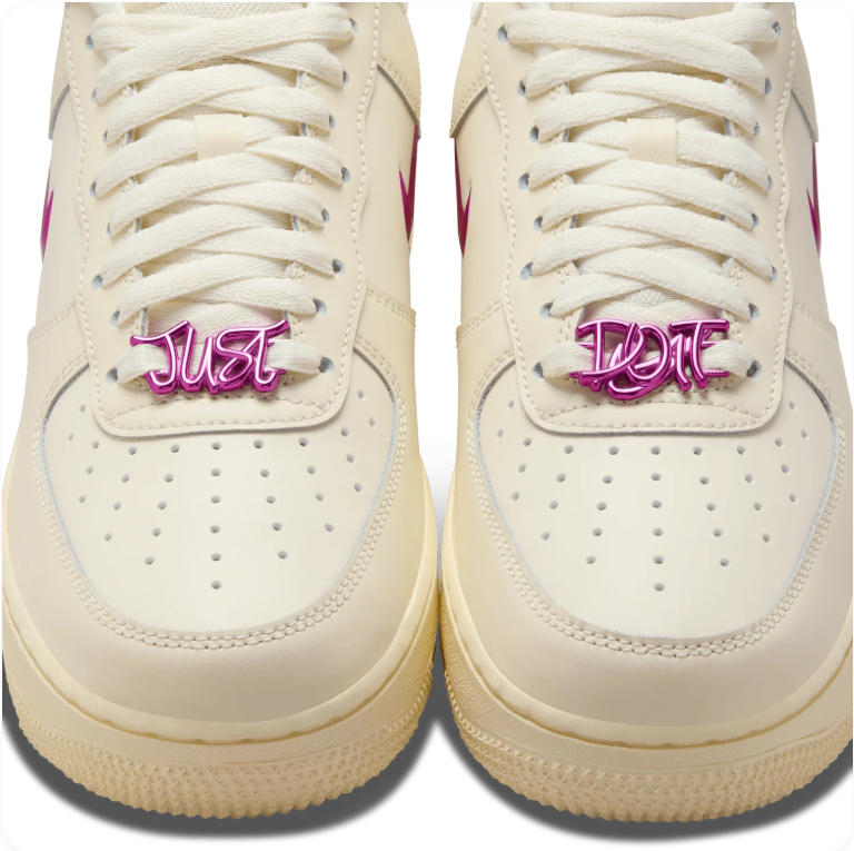 Nike Air Force 1 Low Coconut Milk/Fireberry