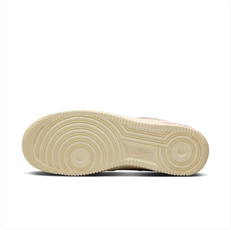 Nike Air Force 1 Low Coconut Milk/Fireberry