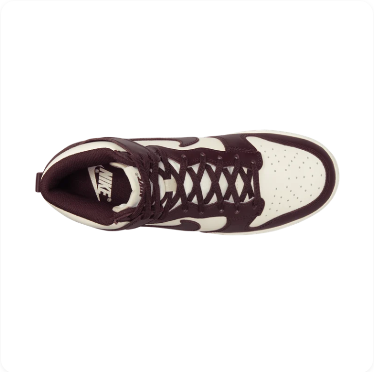 Nike Dunk High Sail/Dark Beetroot