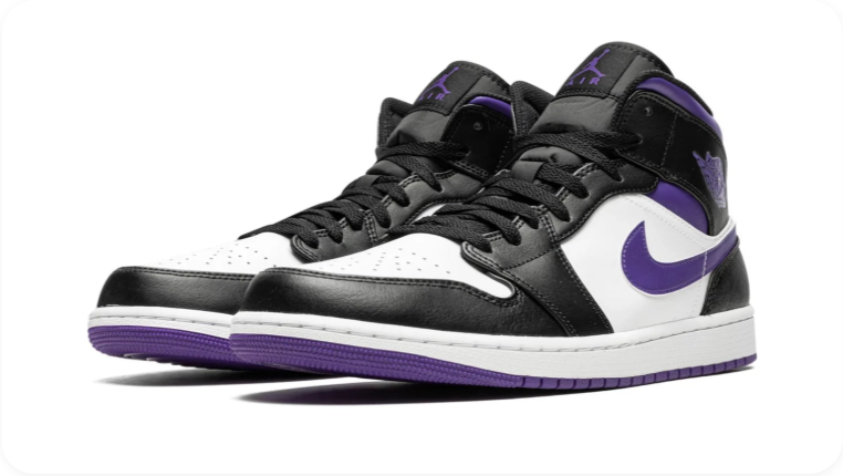 Air Jordan 1 Mid Court Purple