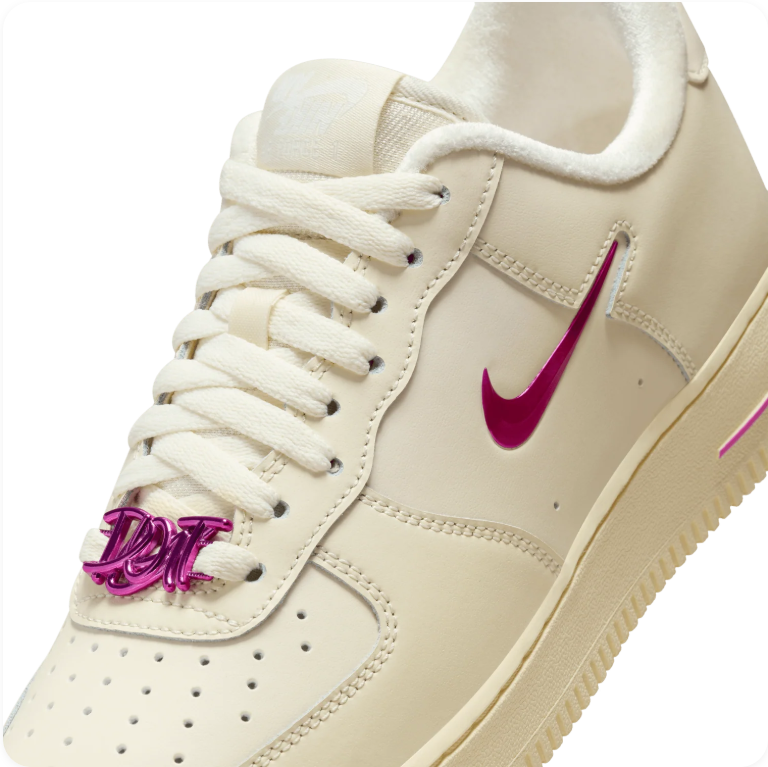 Nike Air Force 1 Low Coconut Milk/Fireberry