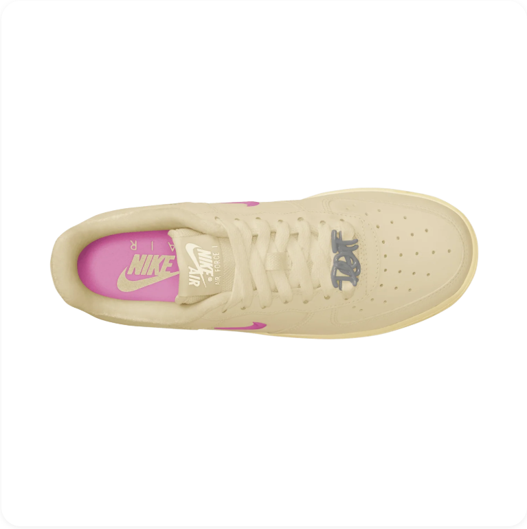 Nike Air Force 1 Low Coconut Milk/Fireberry