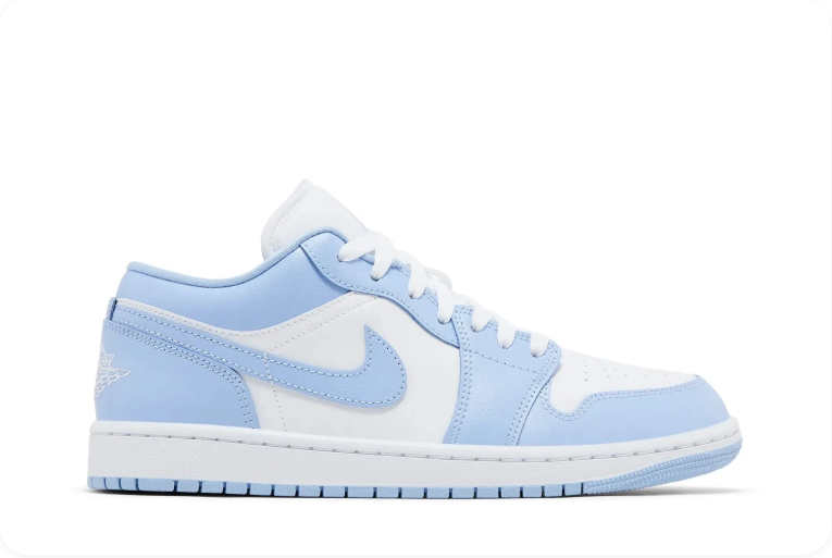 Air Jordan 1 Low White/Ice Blue