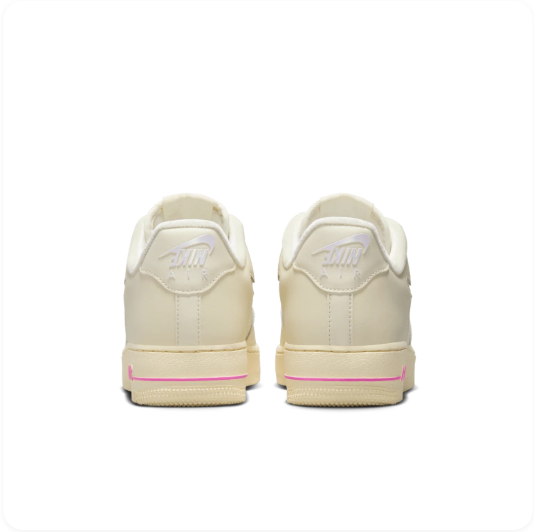 Nike Air Force 1 Low Coconut Milk/Fireberry