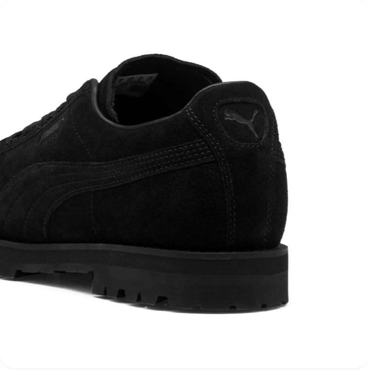 Puma Roma Triple Black/Lug Sole