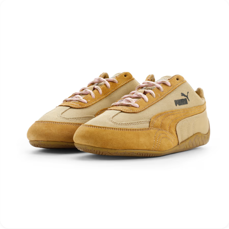 Puma Speedcat Wheat/Tan/Pink Lace