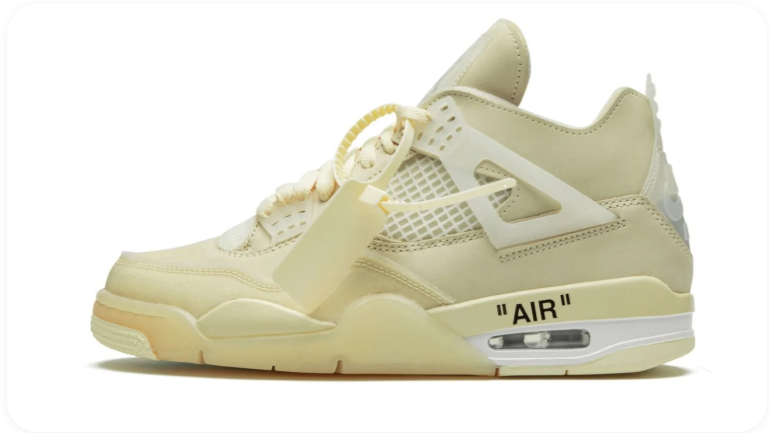 Off-White x Air Jordan 4 Retro Sail (WMNS)