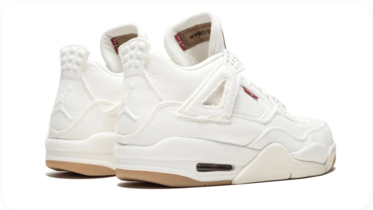 Levi's x Air Jordan 4 Retro White Denim