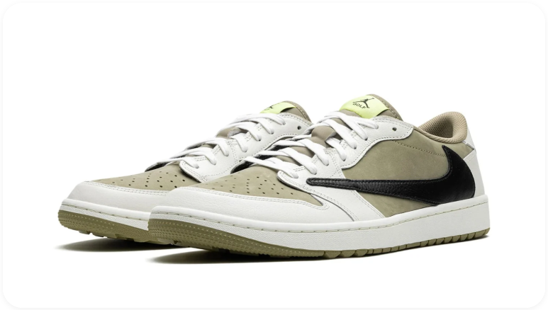 Air Jordan 1 Low Golf Olive/White