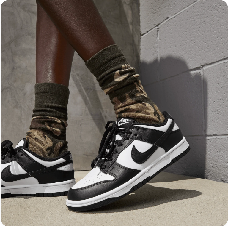 Nike Dunk Low "Panda" White/Black Sneakers