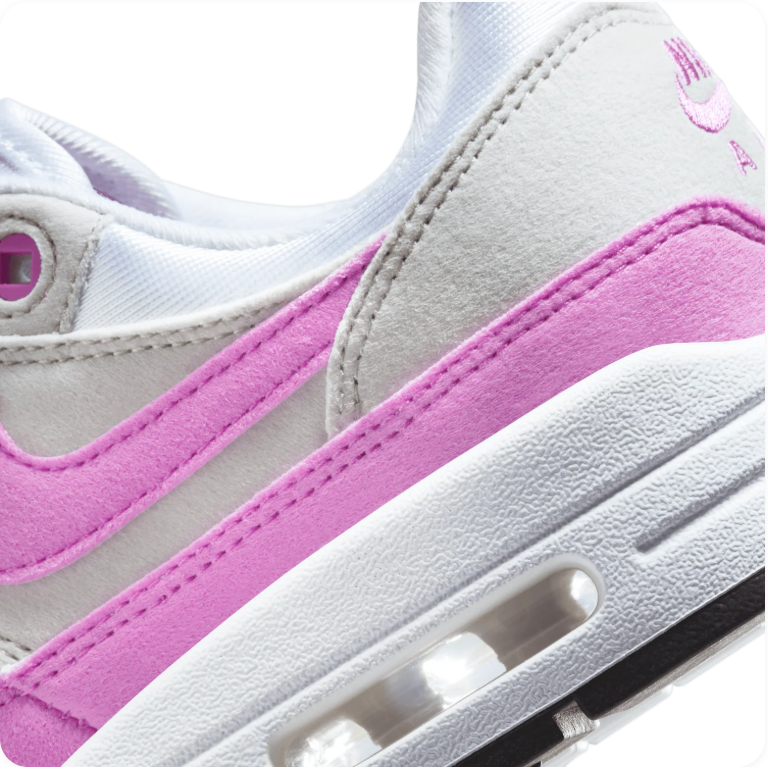 Nike Air Max 1 White/Fuchsia Dream